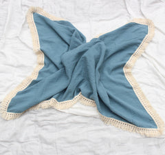 Baby Tassel Blanket Air-Conditioning Quilt Pawlulu