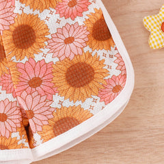 Toddler Girl Sweet Waffle Jumpsuit