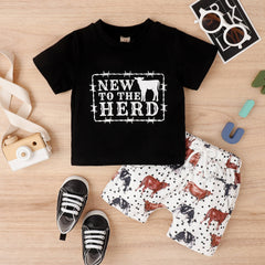 2pcs Baby Boy Cowboy Suit