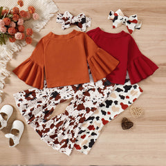 3-Piece Toddler Flares Set Pawlulu