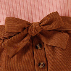 Toddler Corduroy Skirt Set Pawlulu