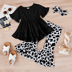 3-piece Toddler Flared Sets Pawlulu