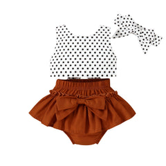 Baby Polka Dot Skirt Sets