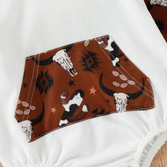 Baby Cowboy Romper Pawlulu