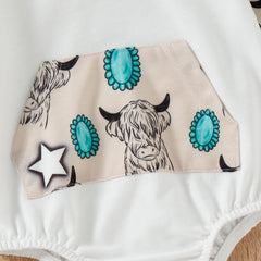 Baby Cowboy Romper Pawlulu
