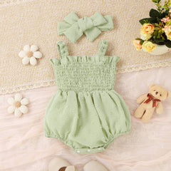 Sweet Baby Gril Pure Romper