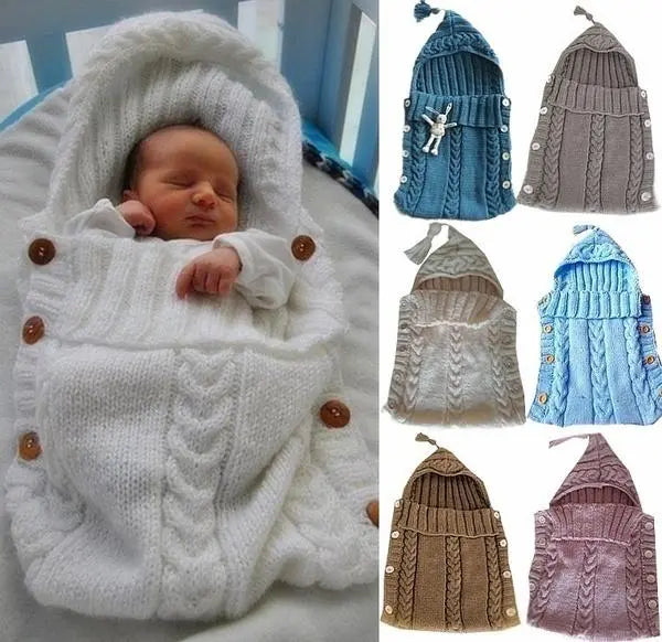 Newborn Baby Blanket Sleep Sack pawlulu