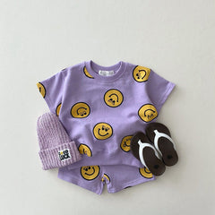 2-piece Smile Print Suit Pawlulu