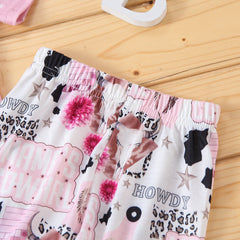 Toddler Girl Print Suits Pawlulu