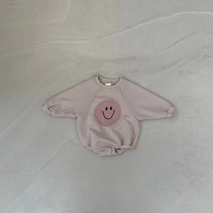 Baby Smiling Face Romper Pawlulu