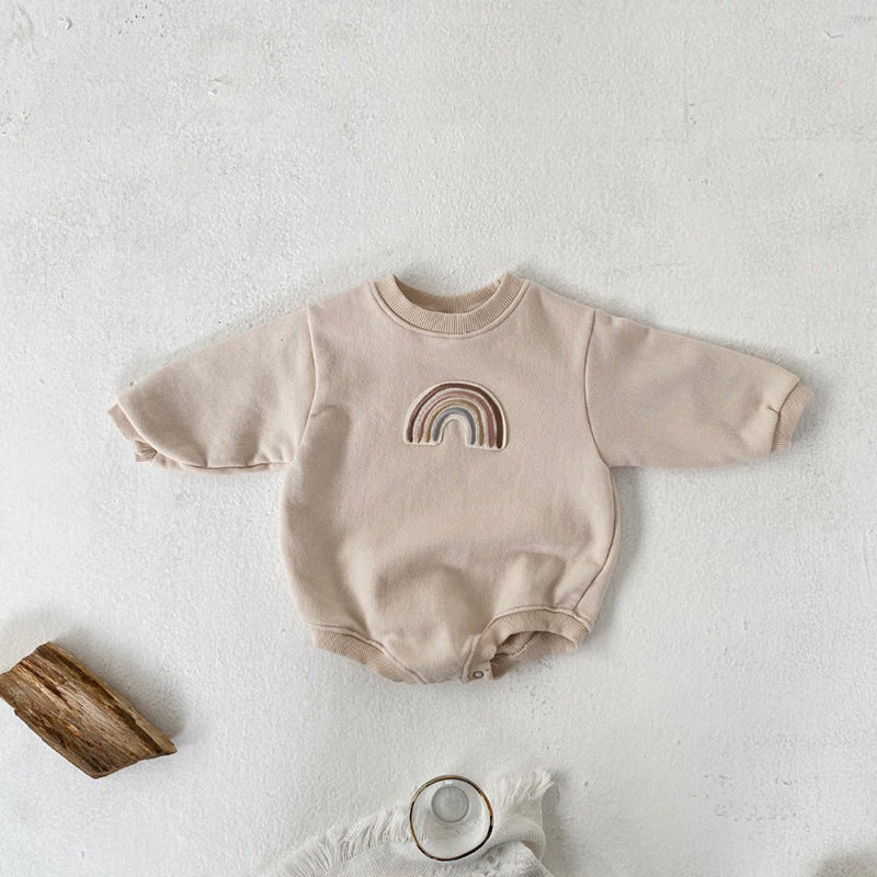 Rainbow Embroidered Hoody Pawlulu
