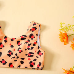 2-piece Leopard Print Swimsuit Pawlulu