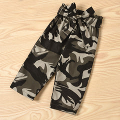2-Piece Toddlergirl Camouflage Suit Pawlulu