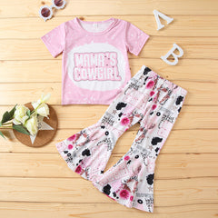 Toddler Girl Print Suits Pawlulu