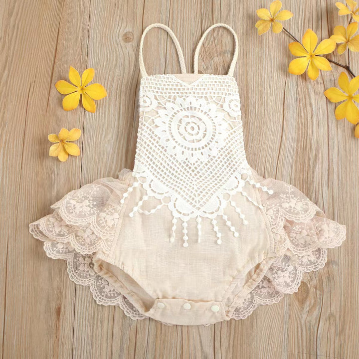 Baby Girl Summer Lace Romper Pawlulu