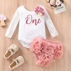 2-Piece Babygirl Lace Suit Pawlulu