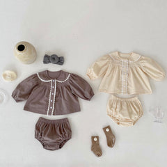2-Piece Cotton Linen Suit Pawlulu