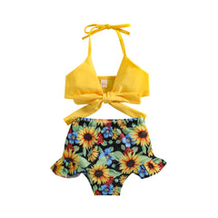 Toddler Girl Flora Swimwears Pawlulu