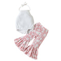 Baby Floral Flared Trousers Sets pawlulu