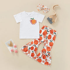 3-piece Orange Print  Suit Pawlulu