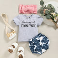 Baby Letter Print Suit Pawlulu