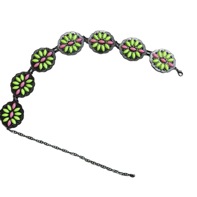 Kid's Turquoise Waist Chain Pawlulu