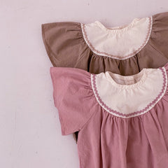 Baby Cotton Linen Rompers Pawlulu