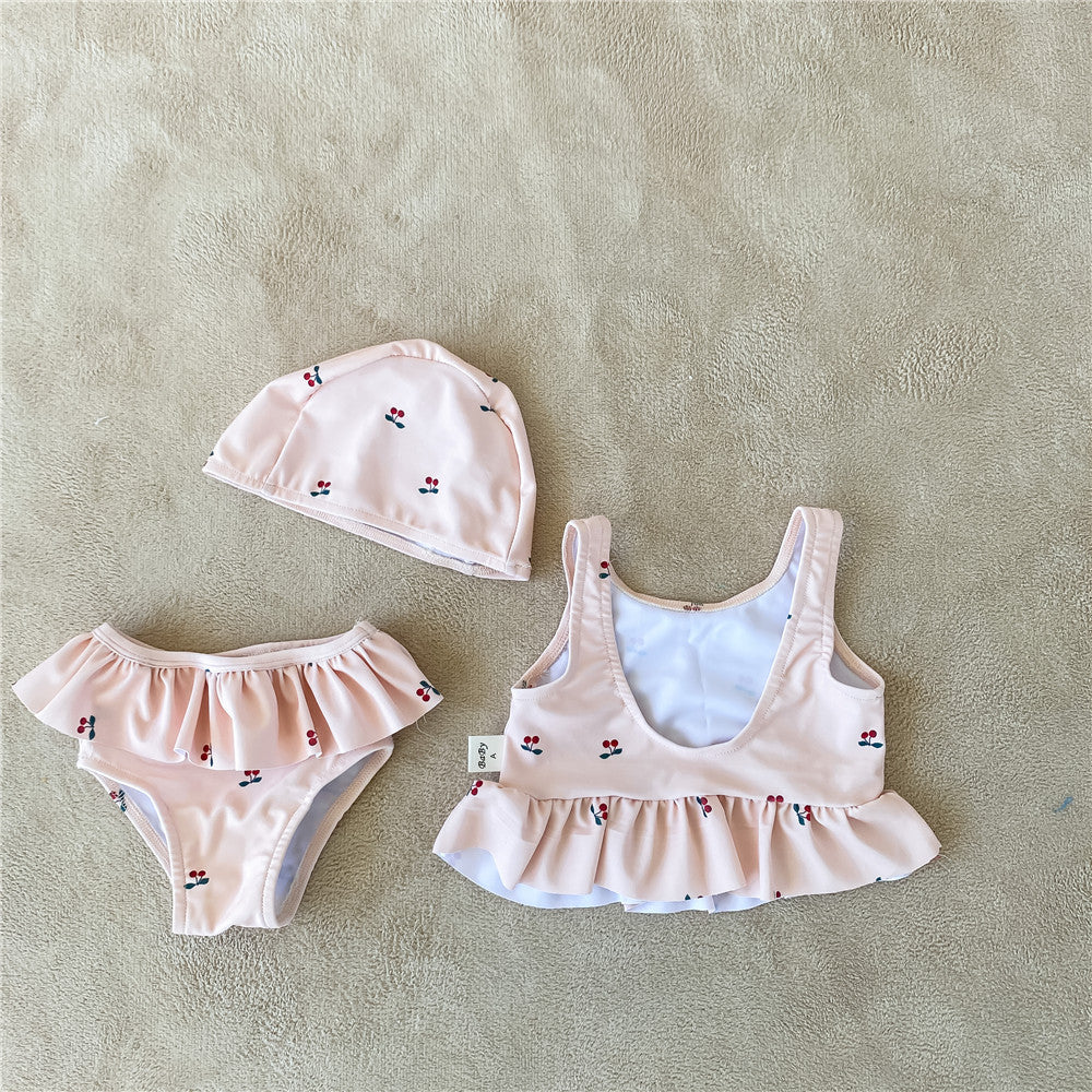 Little Cherry Print Swimwear Pawlulu