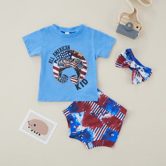 3-piece Independence Day Print Suit Pawlulu