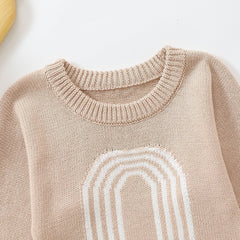 Baby Rainbow Knit Rompers Pawlulu