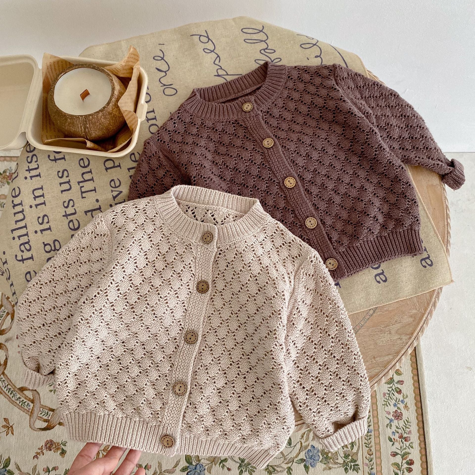 Baby Pure Knit Coat Pawlulu
