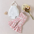 Baby Floral Flared Trousers Sets pawlulu