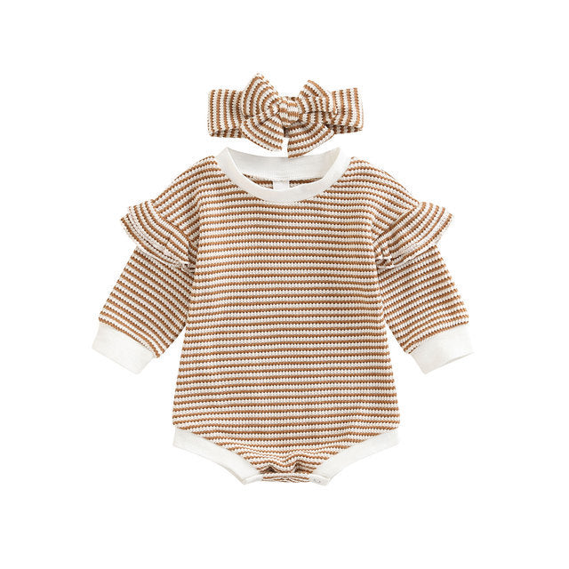 Baby Striped Romper Pawlulu