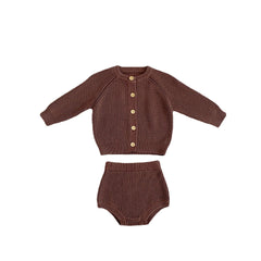 2-Piece Baby Pure Knit Set Pawlulu