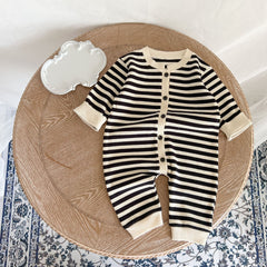 Baby Stripe Jumpsuit Pawlulu