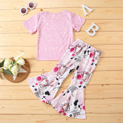 Toddler Girl Print Suits Pawlulu