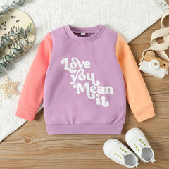 Toddler Letter Print Top Pawlulu