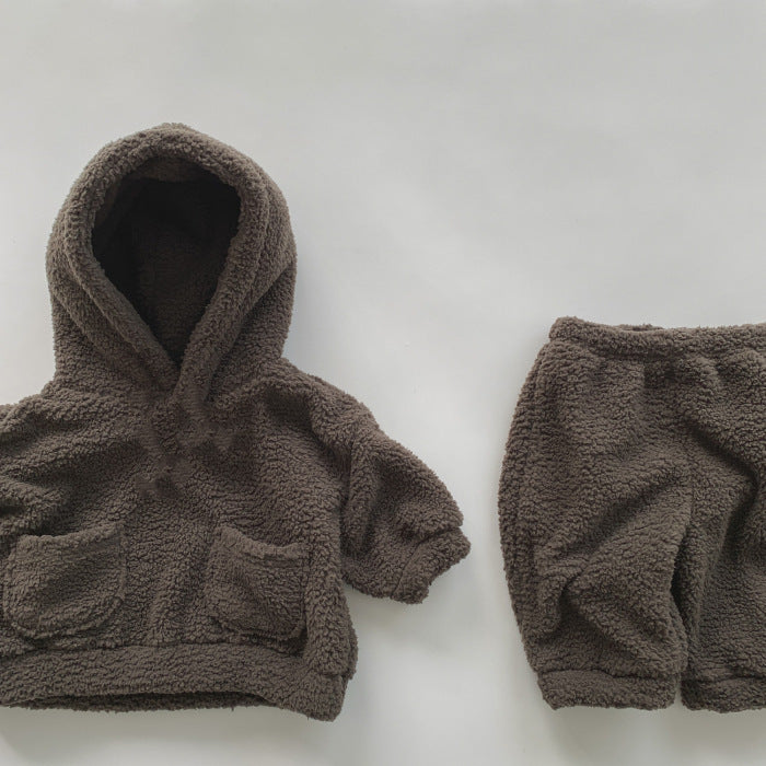 Baby Fleece Hooded Coats Pawlulu