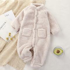 Baby Plush Jumpsuit Pawlulu