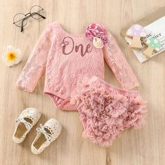 2-Piece Babygirl Lace Suit Pawlulu