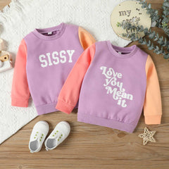 Toddler Letter Print Top Pawlulu