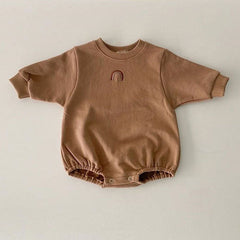 Baby Rainbow Embroidery Rompers Pawlulu