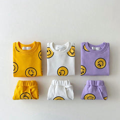 2-piece Smile Print Suit Pawlulu