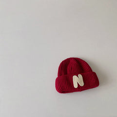 Baby Alphabet Knit Hat Pawlulu