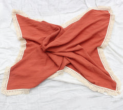 Baby Tassel Blanket Air-Conditioning Quilt Pawlulu