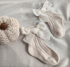 Baby Bow Knit Socks Pawlulu