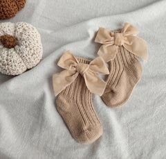 Baby Bow Knit Socks Pawlulu