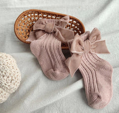 Baby Bow Knit Socks Pawlulu