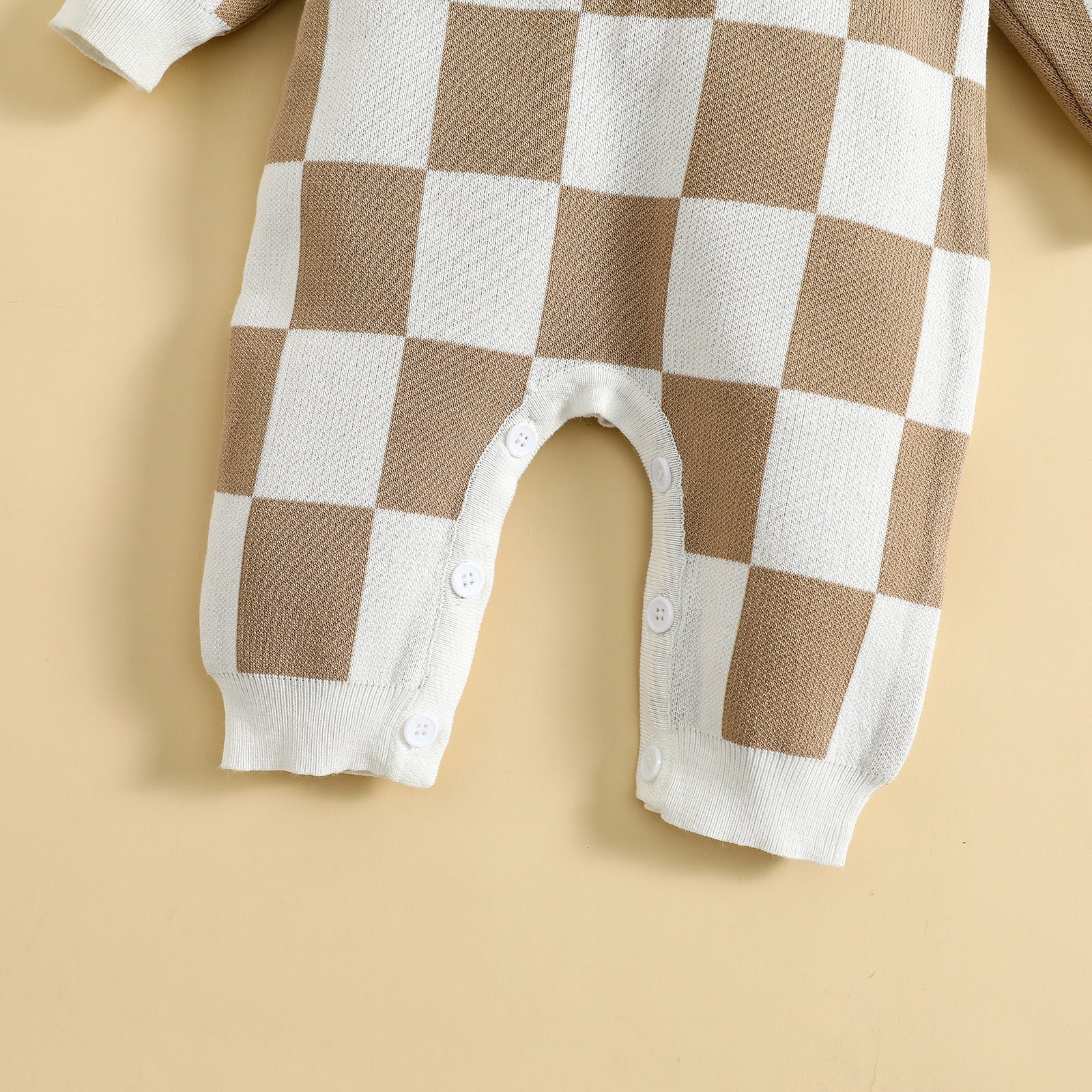 Baby Grid Print Jumpsuit Pawlulu