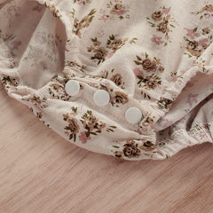 Cute Little Floral Rompers Pawlulu